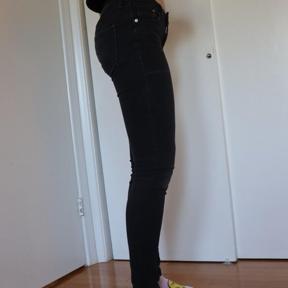 H&M black low waist skinny jeans - Picture 3 of 4